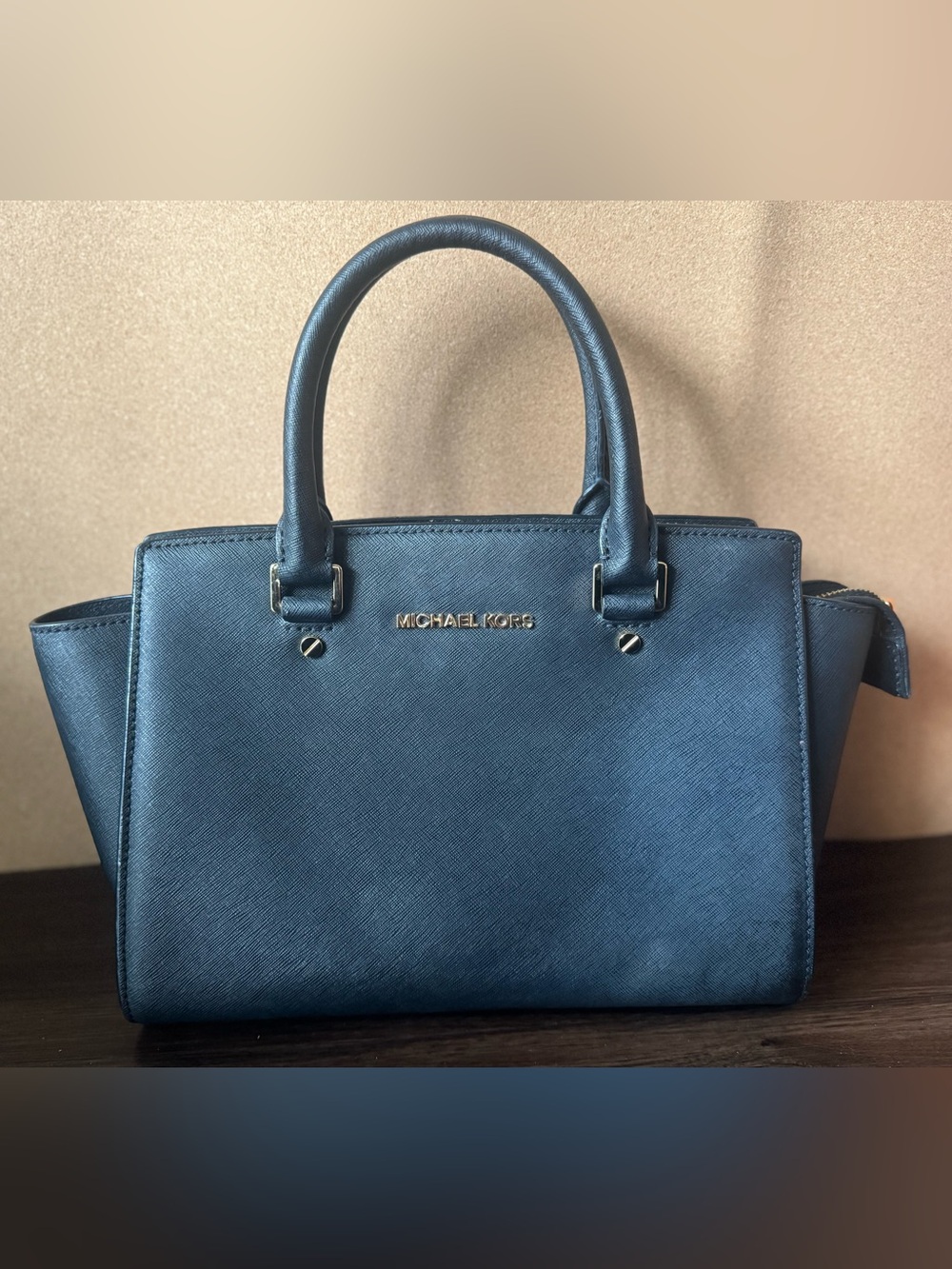 MICHAEL Michael Kors Selma Medium Saffiano Leather Satchel